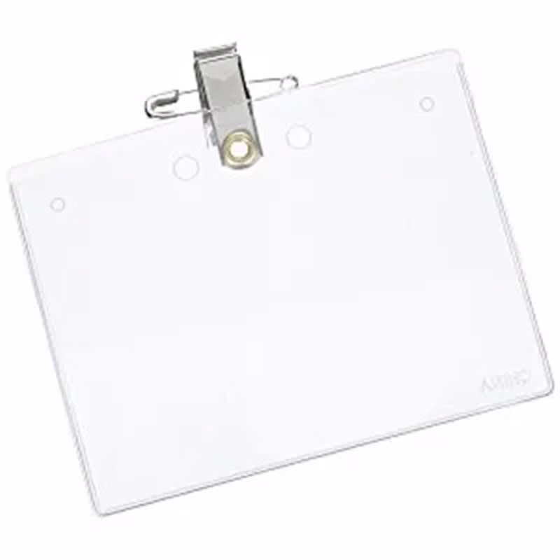 Badge Holder With Pin And Clip