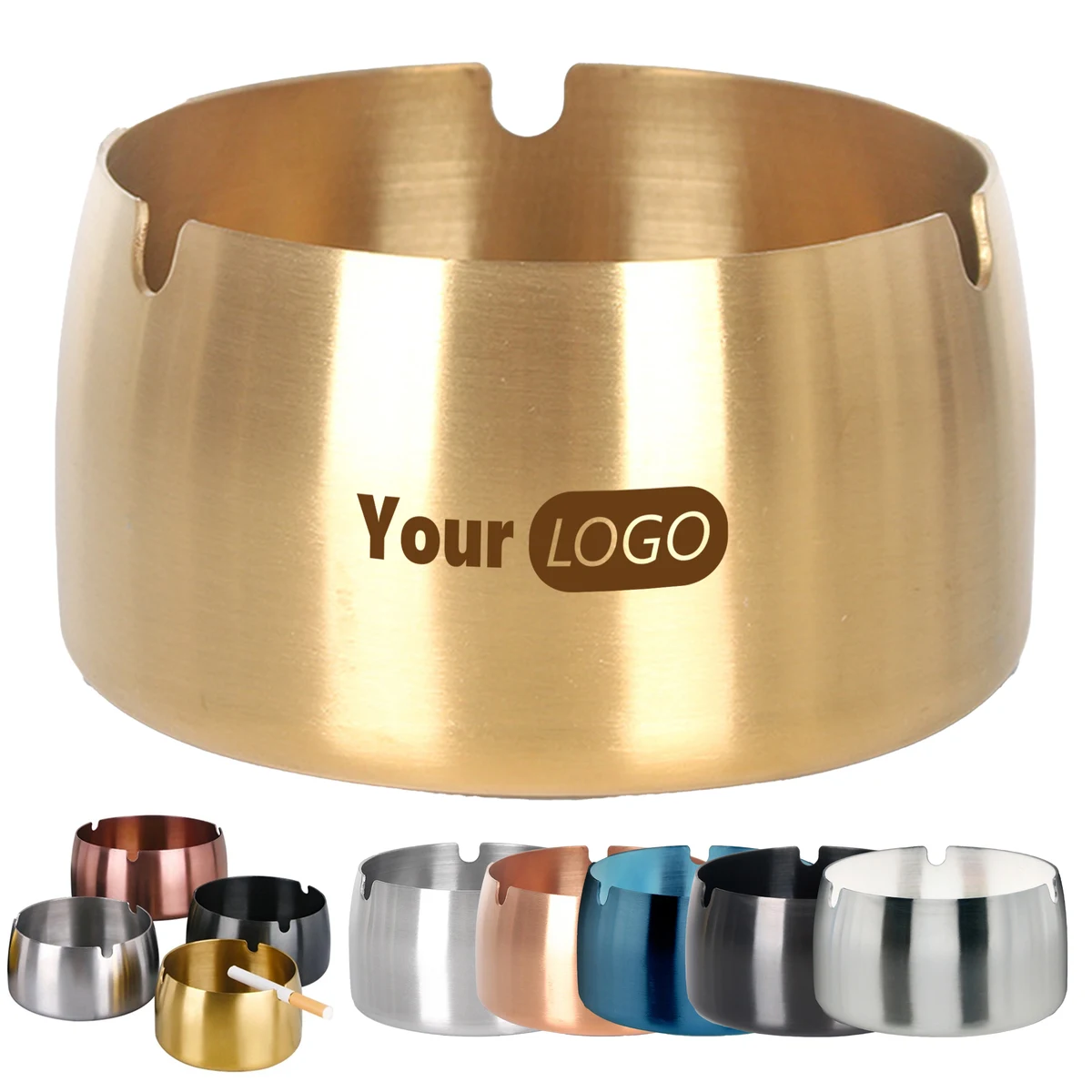 Stainless Steel Durable Stainless Ashtray 1