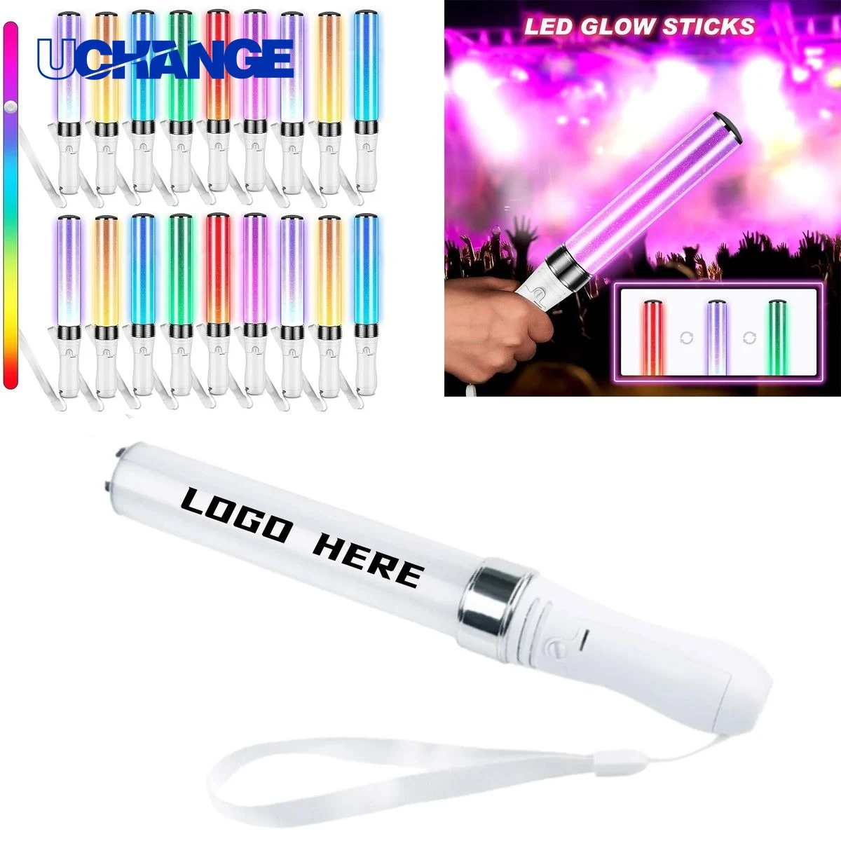 Fifteen Color LED Glow Stick Light 1