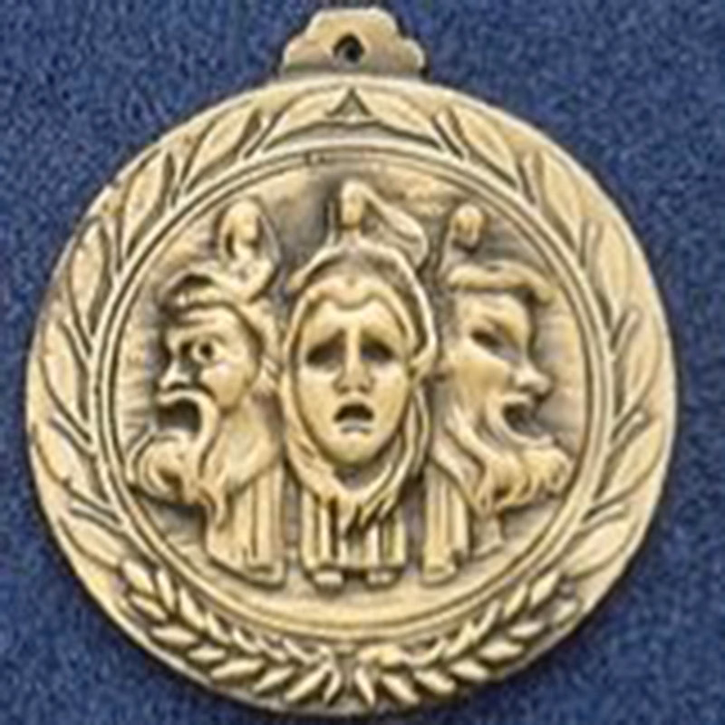 2.5" Stock Cast Medallion (Drama)