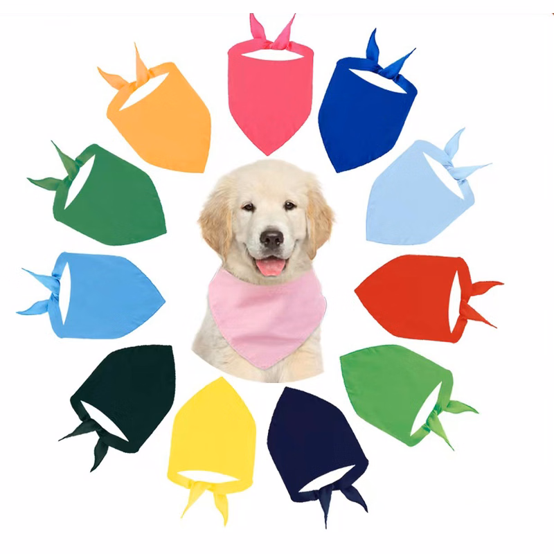 Dual Layer Full Color Pet Bandanna Large Sublimation Polyester