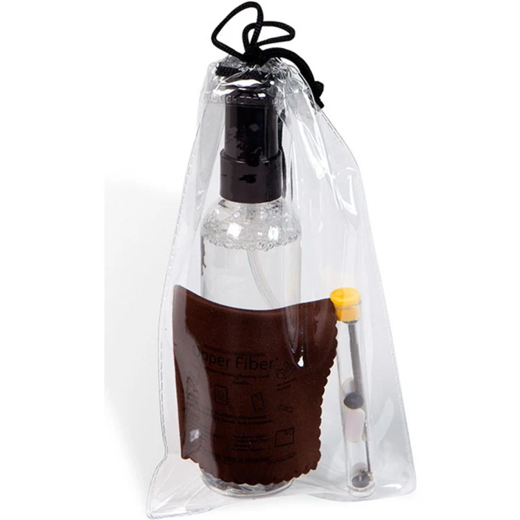 Ultra Opper Fiber Clear Cleaner Kit In Drawstring Bag (4 Fl. Oz. Bottle With Repair Kit) 1