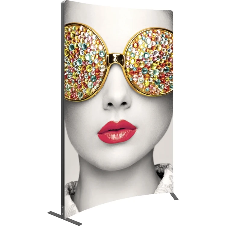 Vector Frame Curved 03 Fabric Banner Display 1