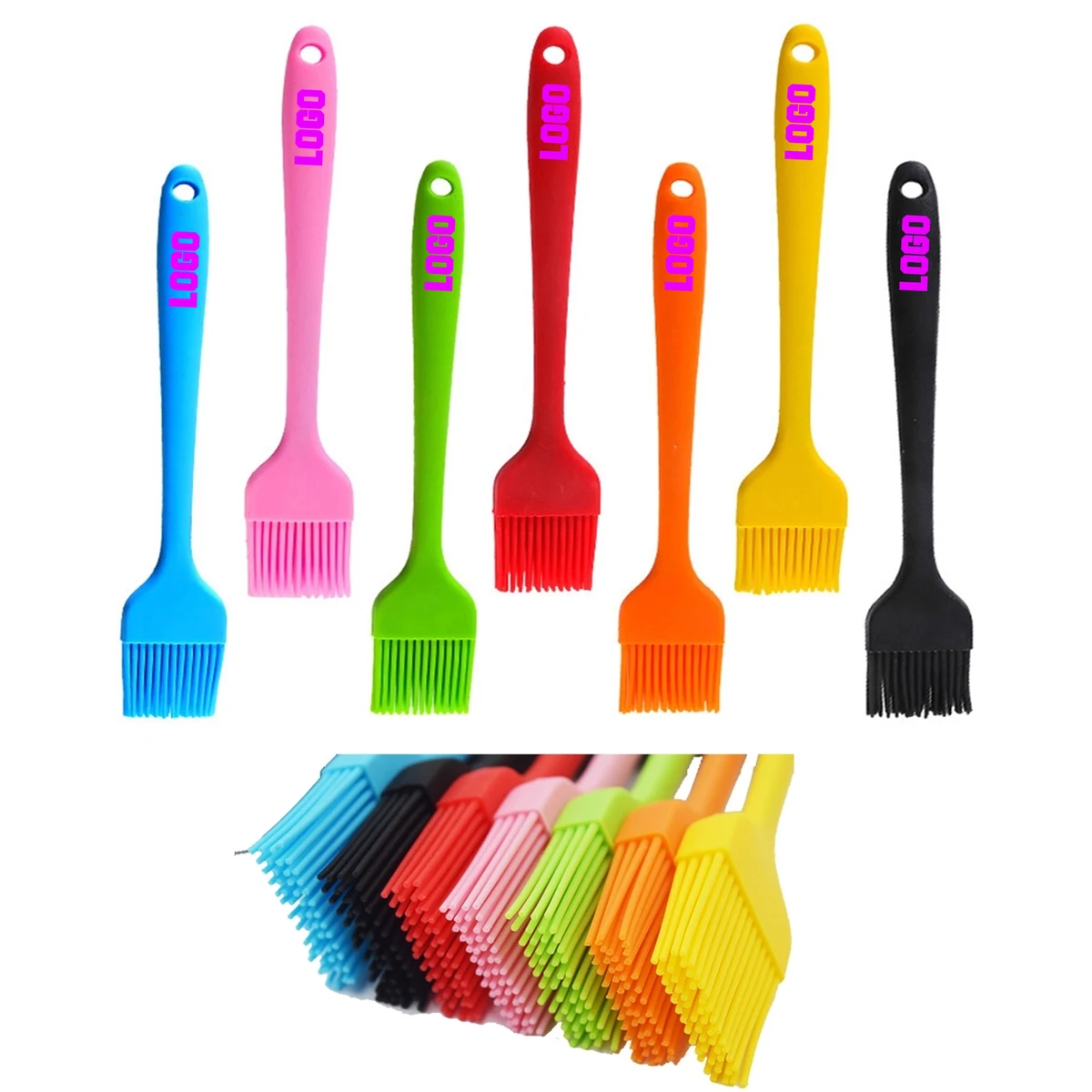 Silicone Heatproof Barbecue Brush for Grilling 1