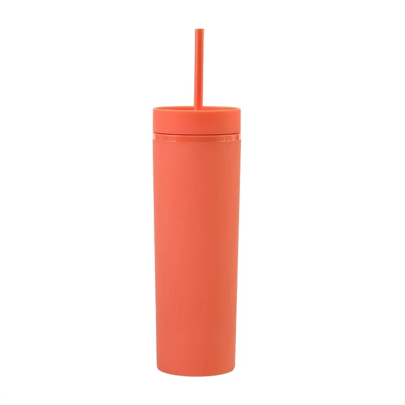 Custom AS Plastic Material Straw Tumbler 1