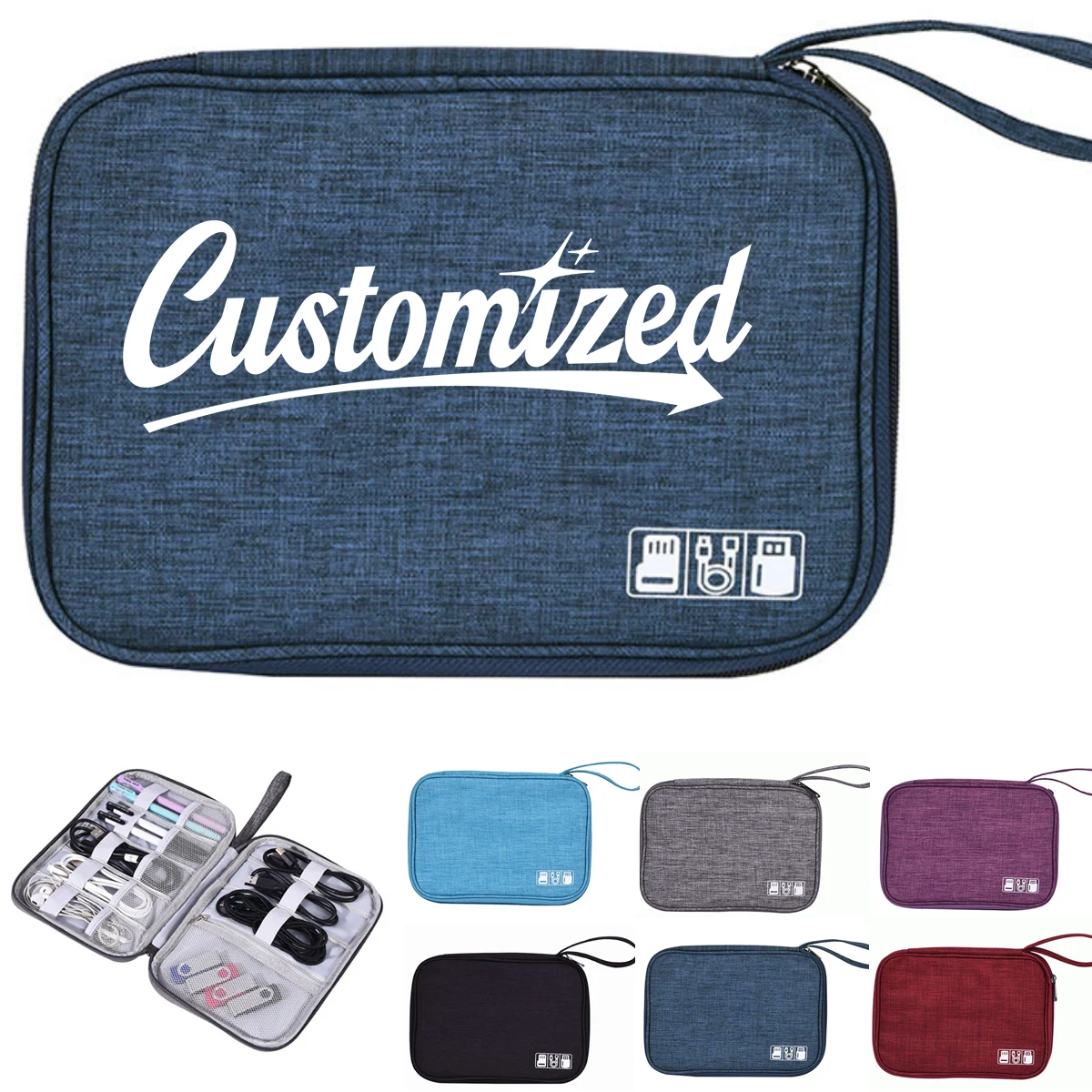 Travel Electronics Cable Organizer Bag 1
