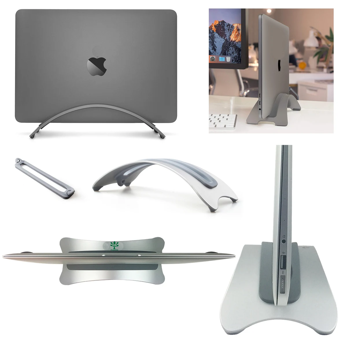Desktop Vertical Stand for Mac-Book Computer 1