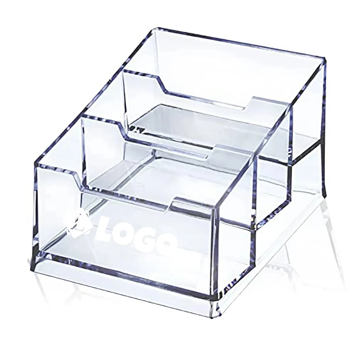 Creative Acrylic Clear Business Card Holder 1