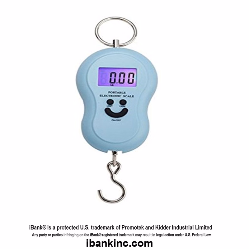 iBank ® Electronic Digital Travel Luggage Scale, 88 lb Maximum Capacity