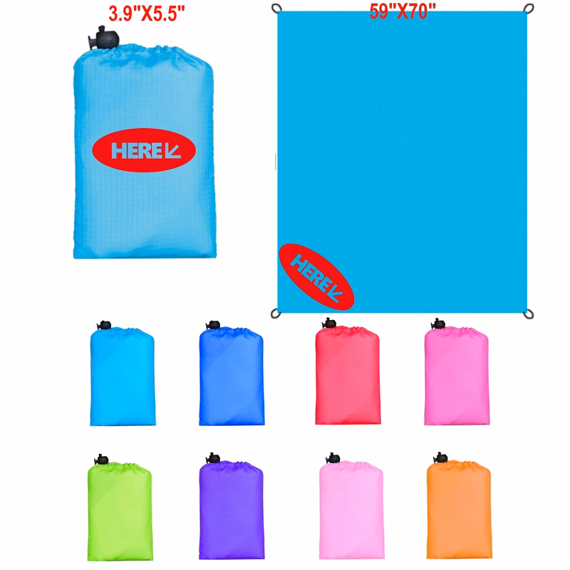 59''X70'' Large Picnic Blanket With Packet