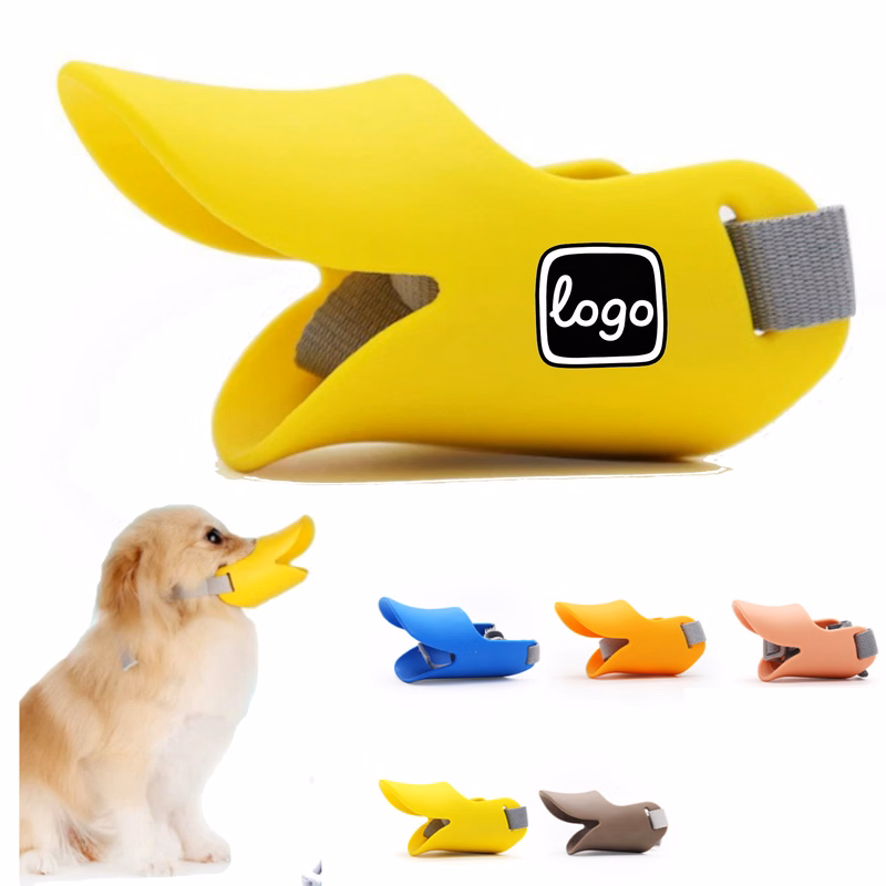 Pet Silicone Duckbill Safety Muzzle Bite Bark Scavenging Control