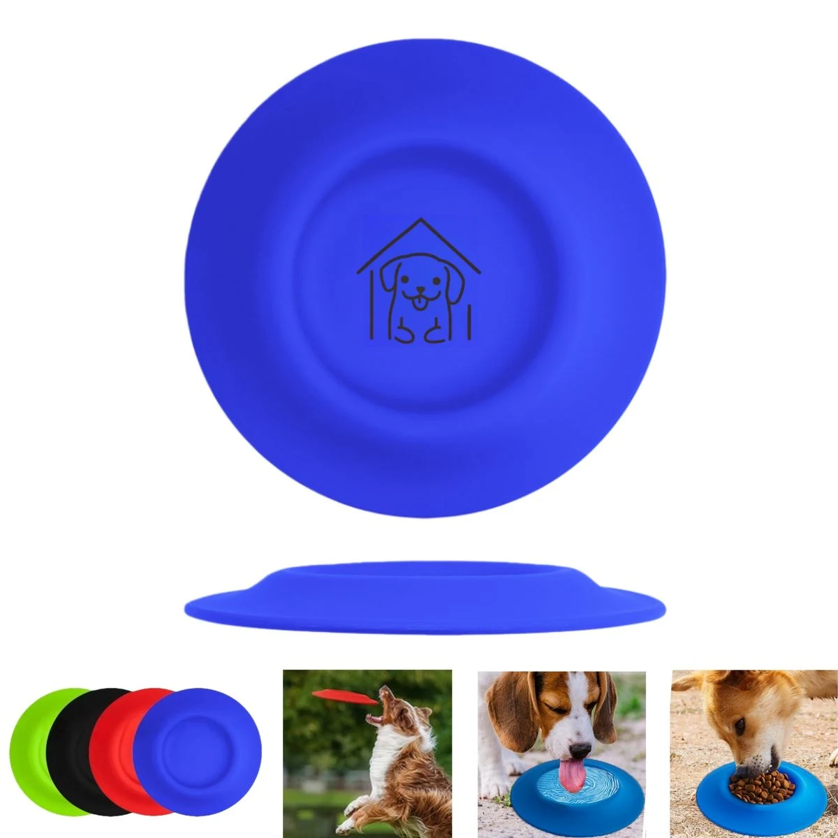 2 in 1 Dog Flying Disc Bowl 1
