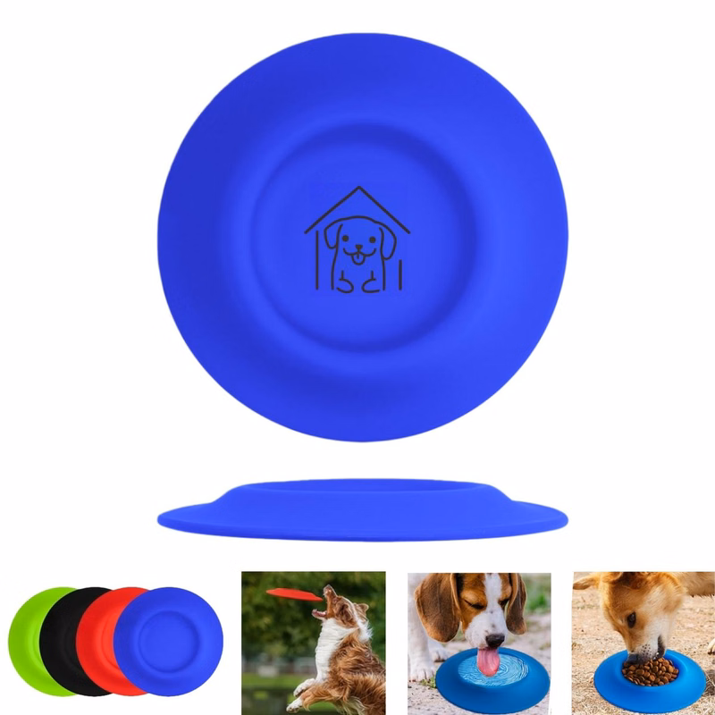 2 in 1 Dog Flying Disc Bowl