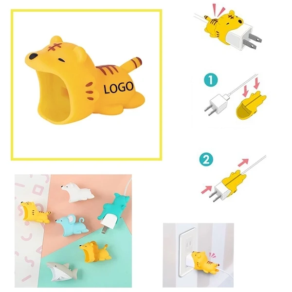Animal Charger Protector And Organizer For Apple Phone 1