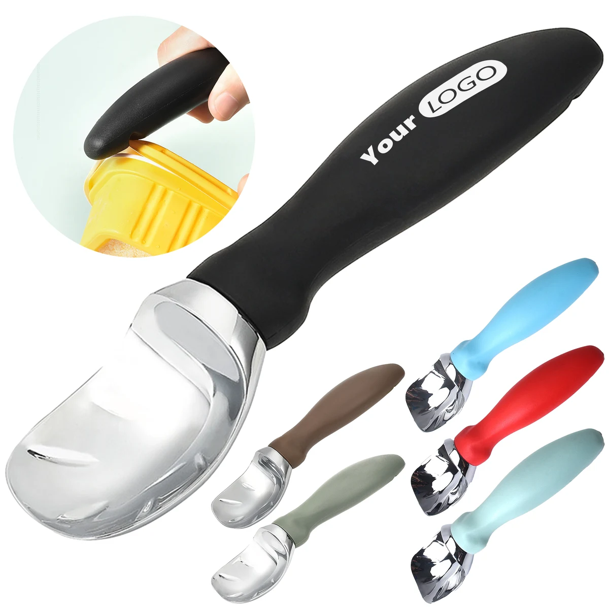 Metal Multi Functional Ice Cream Spoon 1
