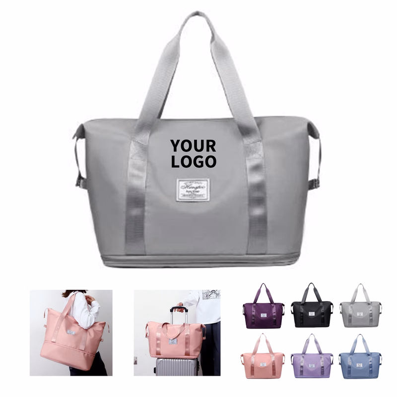 Expandable Weekender Duffel 16.1" Length X 15.7" Width X 8.3" Height