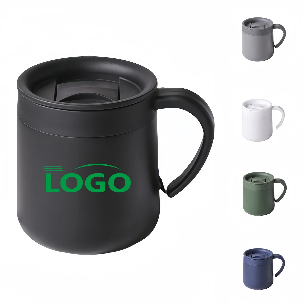 304 Stainless Steel Insulated Coffee Mug with Handle 1
