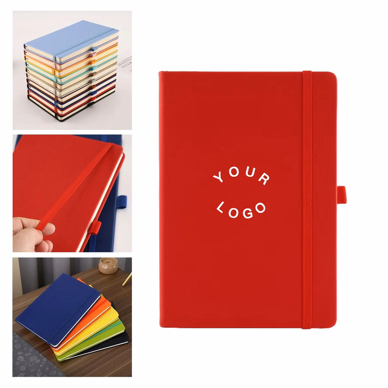 Compact A5 Notebook with Attached Pen for Office Use