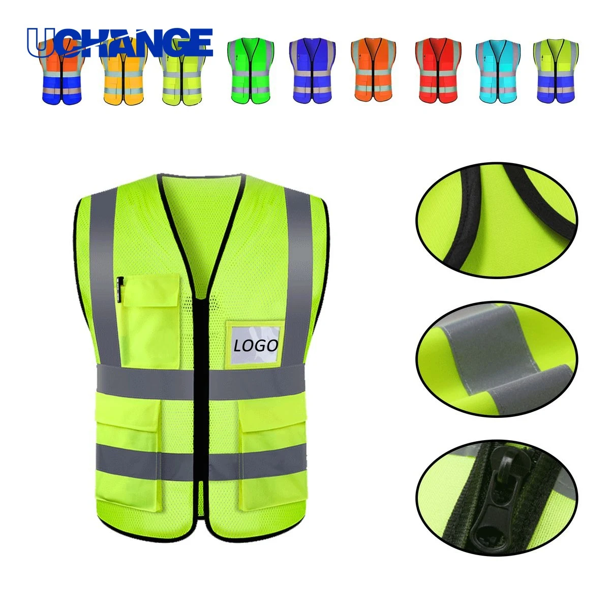 Men Full Color Safety Vest 1