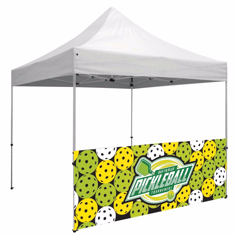 10' Tent Half Wall (Dye Sublimated, Single-Sided)