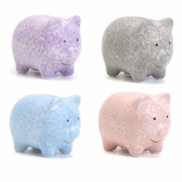 Pig - Unique Mini Hand Painted Ceramic Bank