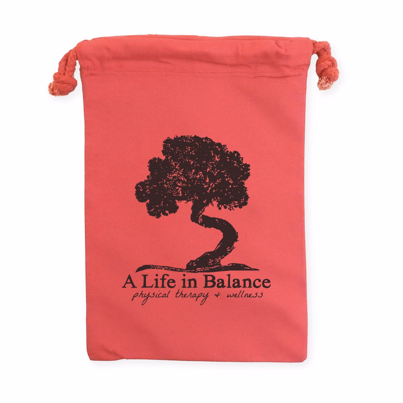 IRRD "RED" SeriesCotton Drawstring Bags 8x12"