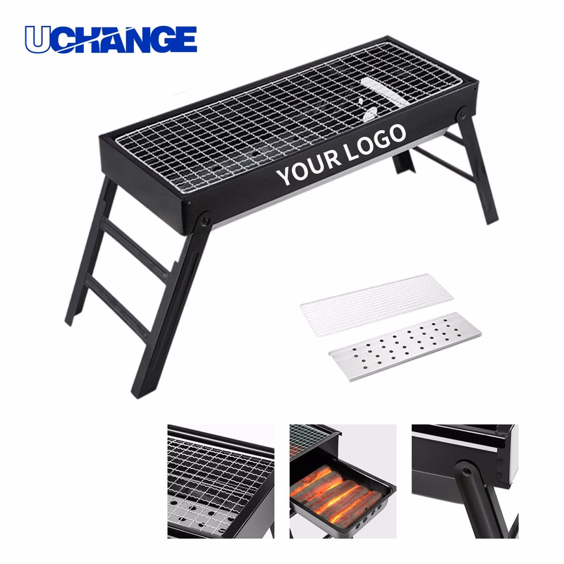 Portable Folding Steel Charcoal Grill