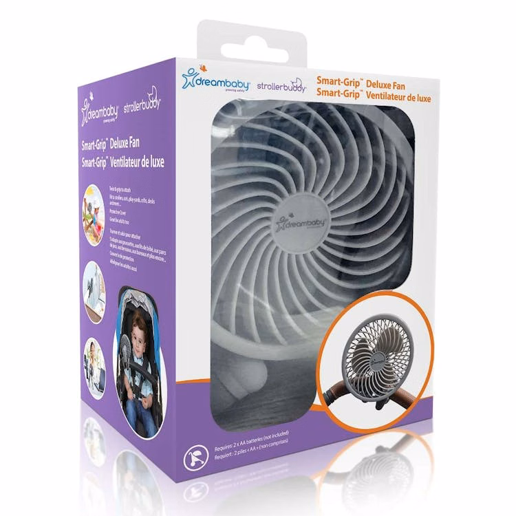 Smart Grip Fans - Gray with Safety Cover