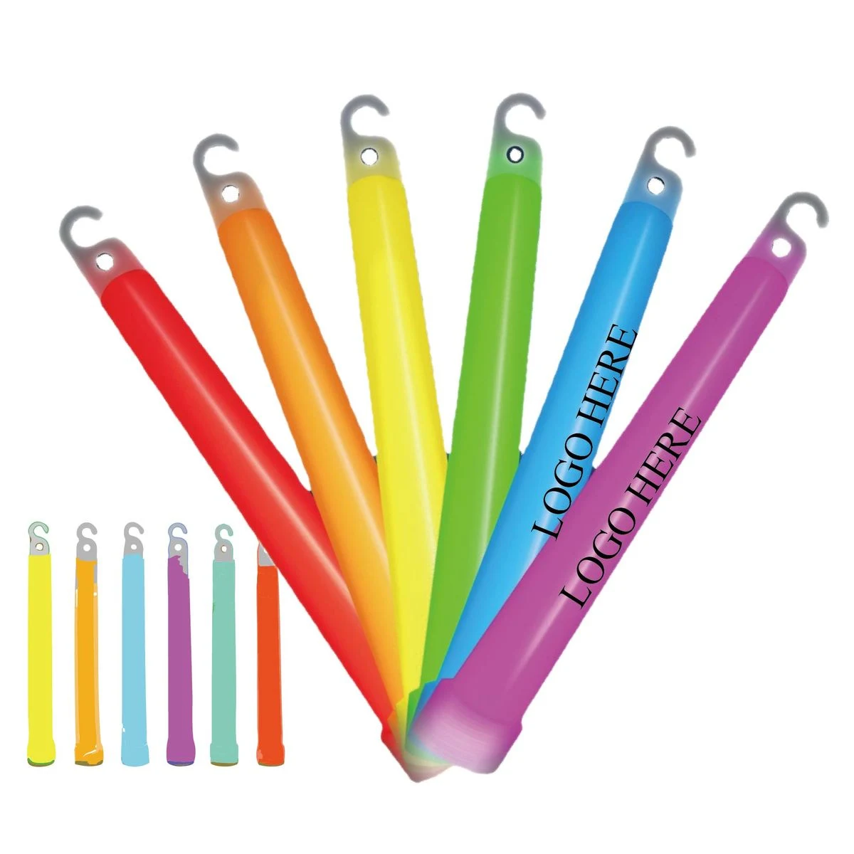 6" Glow Sticks for Nighttime Fun 1