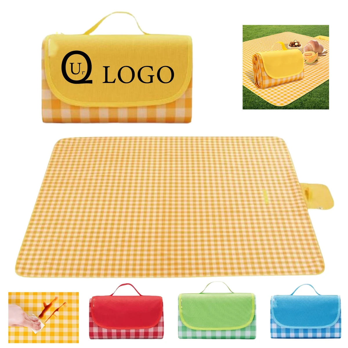 57 X 31.5 Inch Waterproof Outdoor Picnic Mats 1