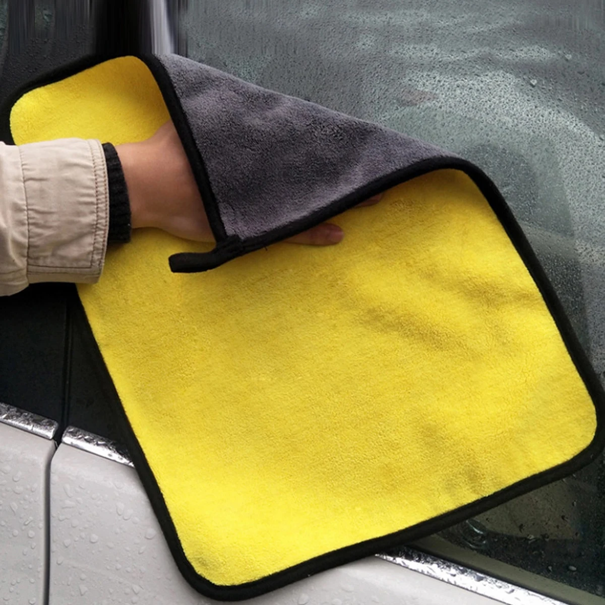 Car Microfiber Cleaning Towel MOQ50PCS 1
