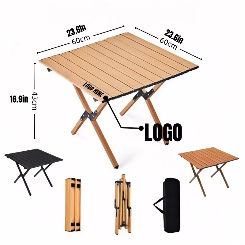 MOQ5 Outdoor Egg Roll Table 350lbs Custom Logo