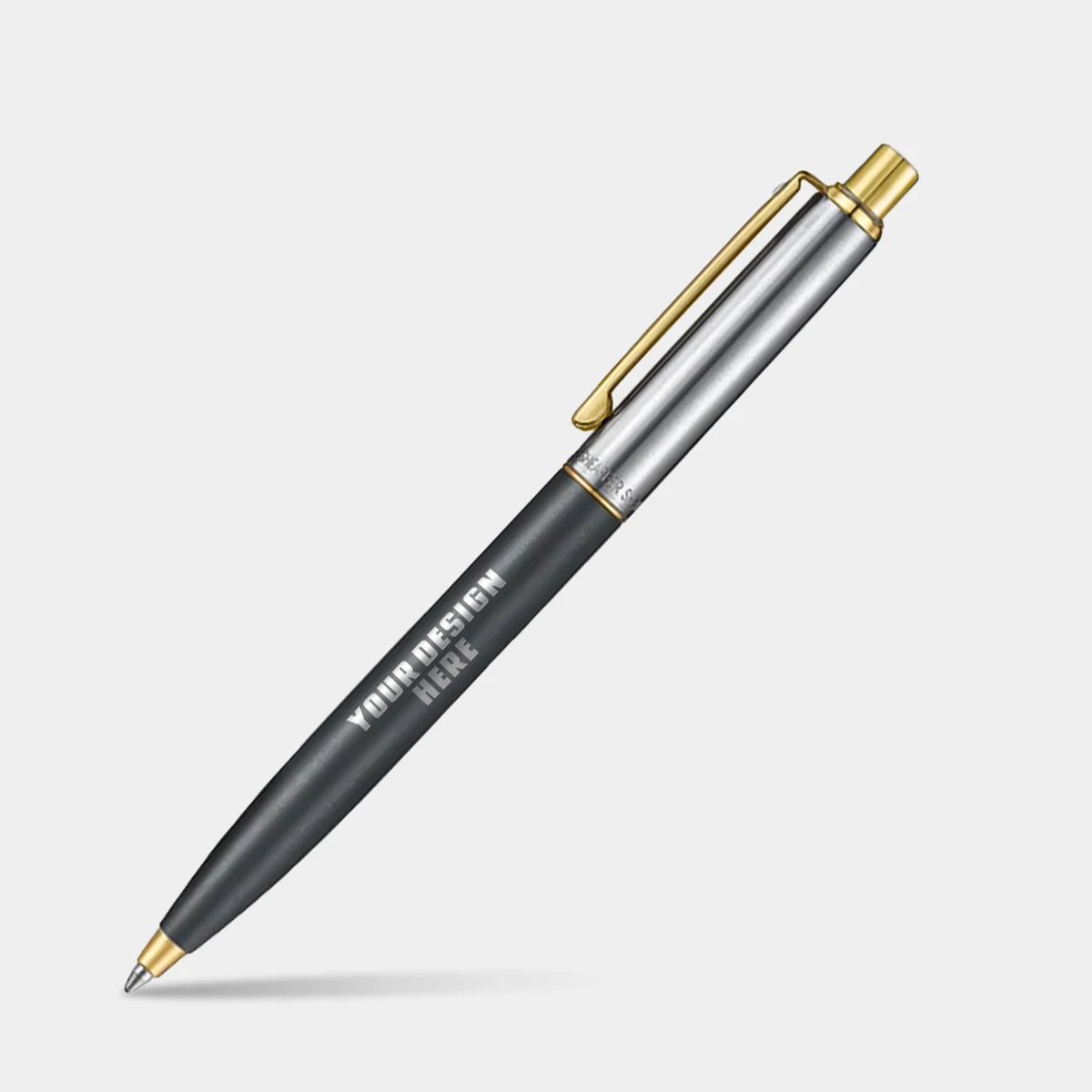 SHEAFFER® Sentinel Metal 334 Matte Black Gold Trim Executive Ballpoint Pen w/ Gift Box 1