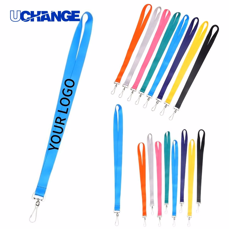 Polyester Lanyard Strap 35.5 x 0.6 Inch with Swivel Hook