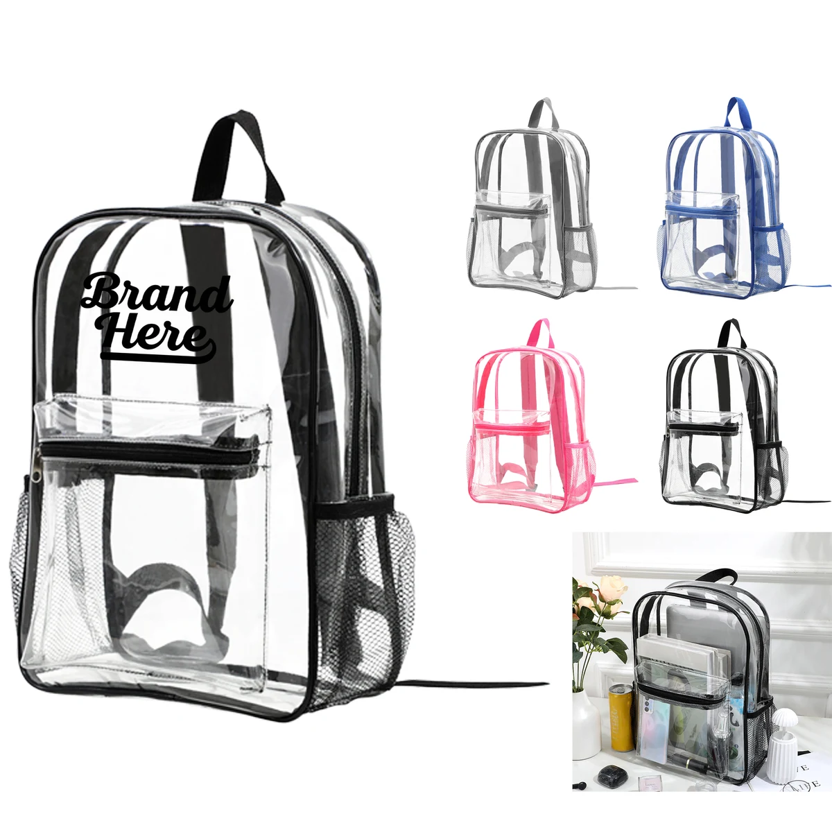 Clear PVC Backpack 1