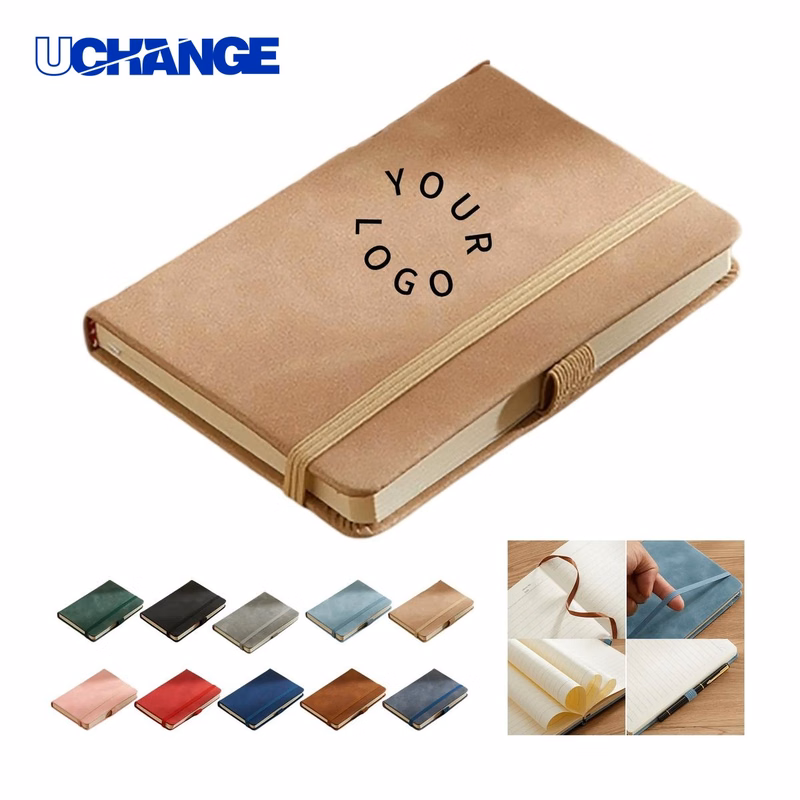 Leather Notebook Journal with Elastic Closure
