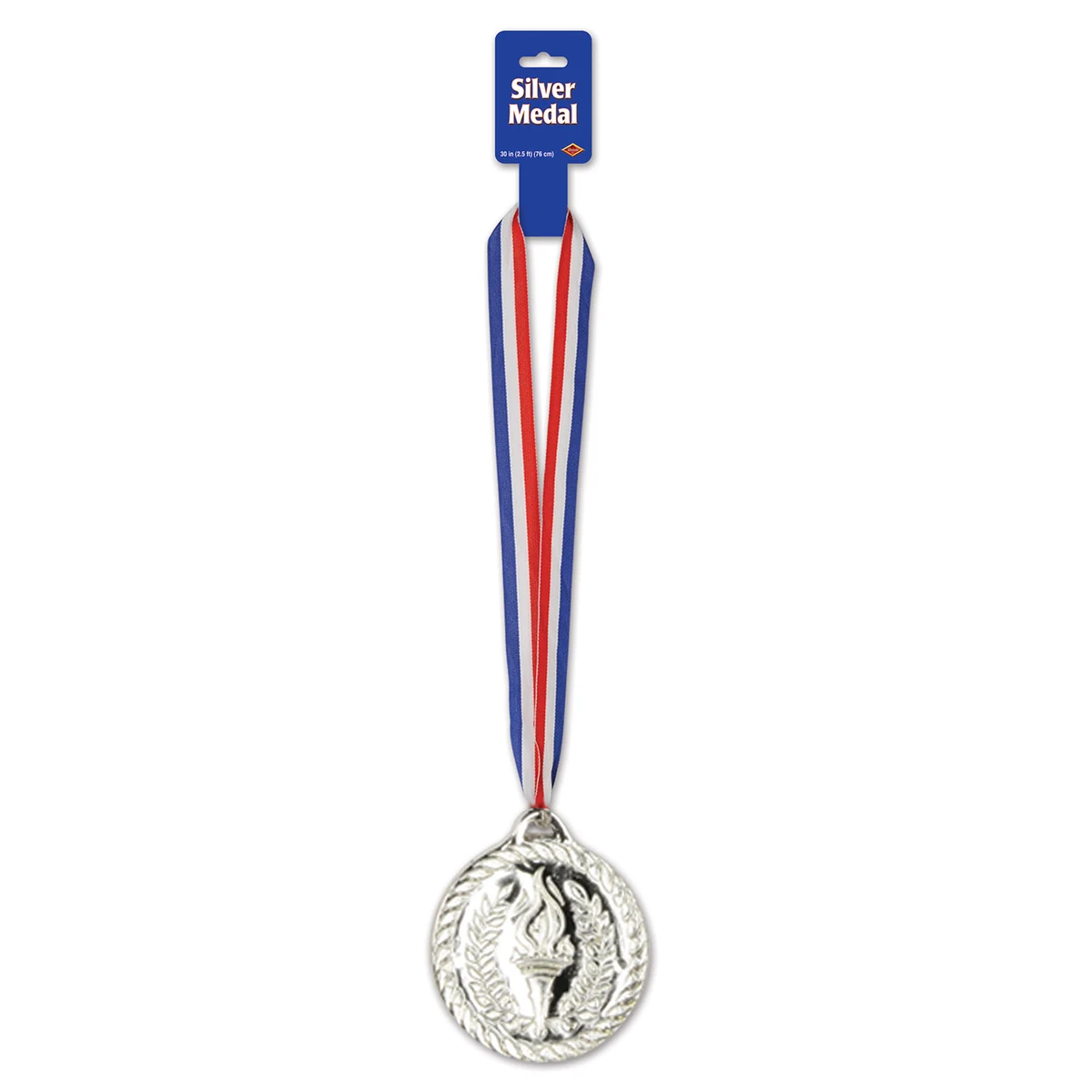 Silver Medal With Ribbon 1