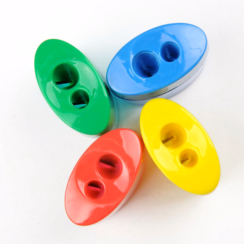 2 Holes Handheld Pencil Sharpener