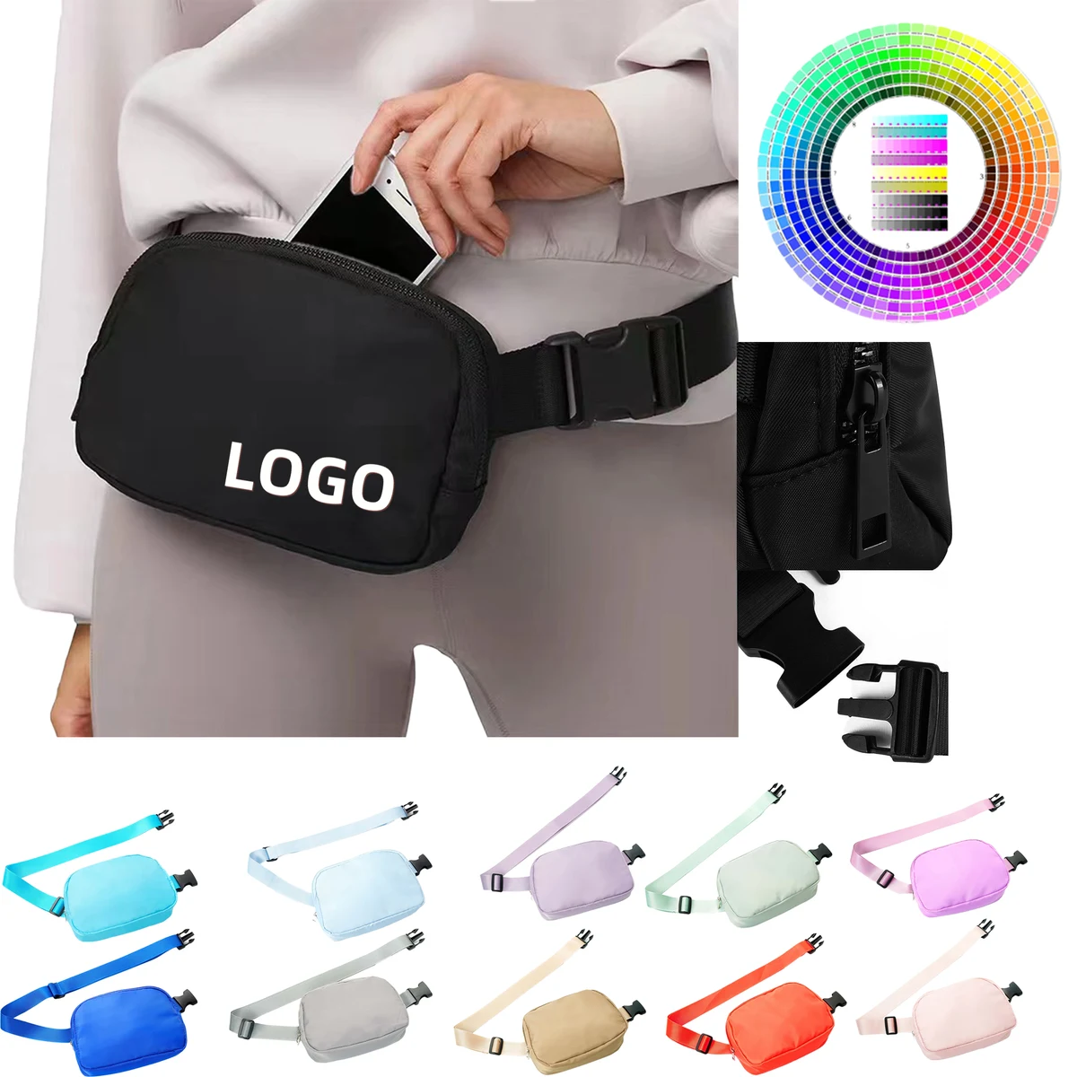 Waterproof Nylon?Anywhere Belt Bag 1