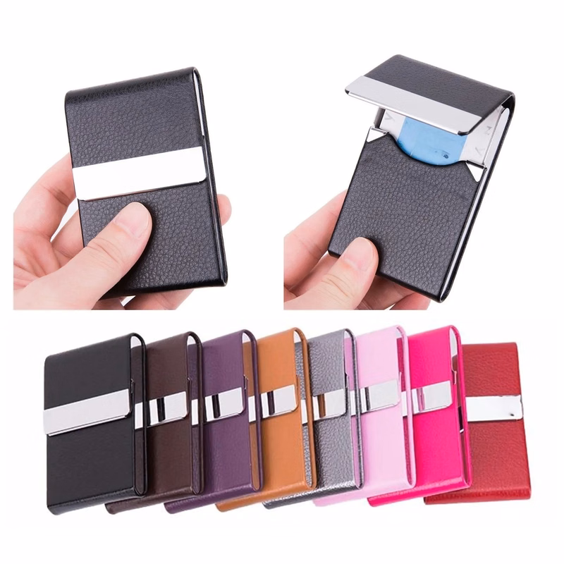 Magnetic Buckle Stainless Steel ID Case