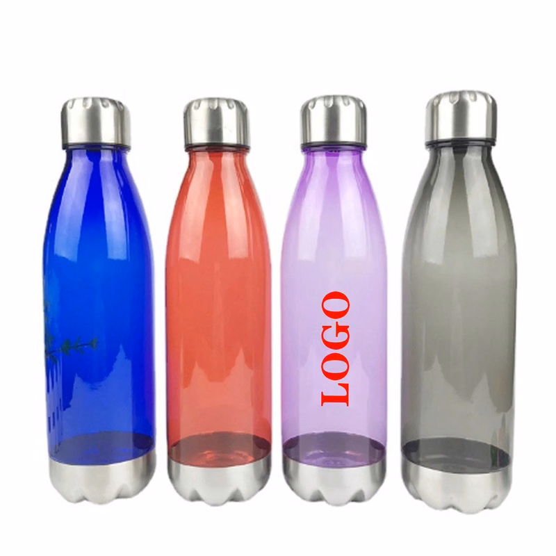 Plastic sports water bottle