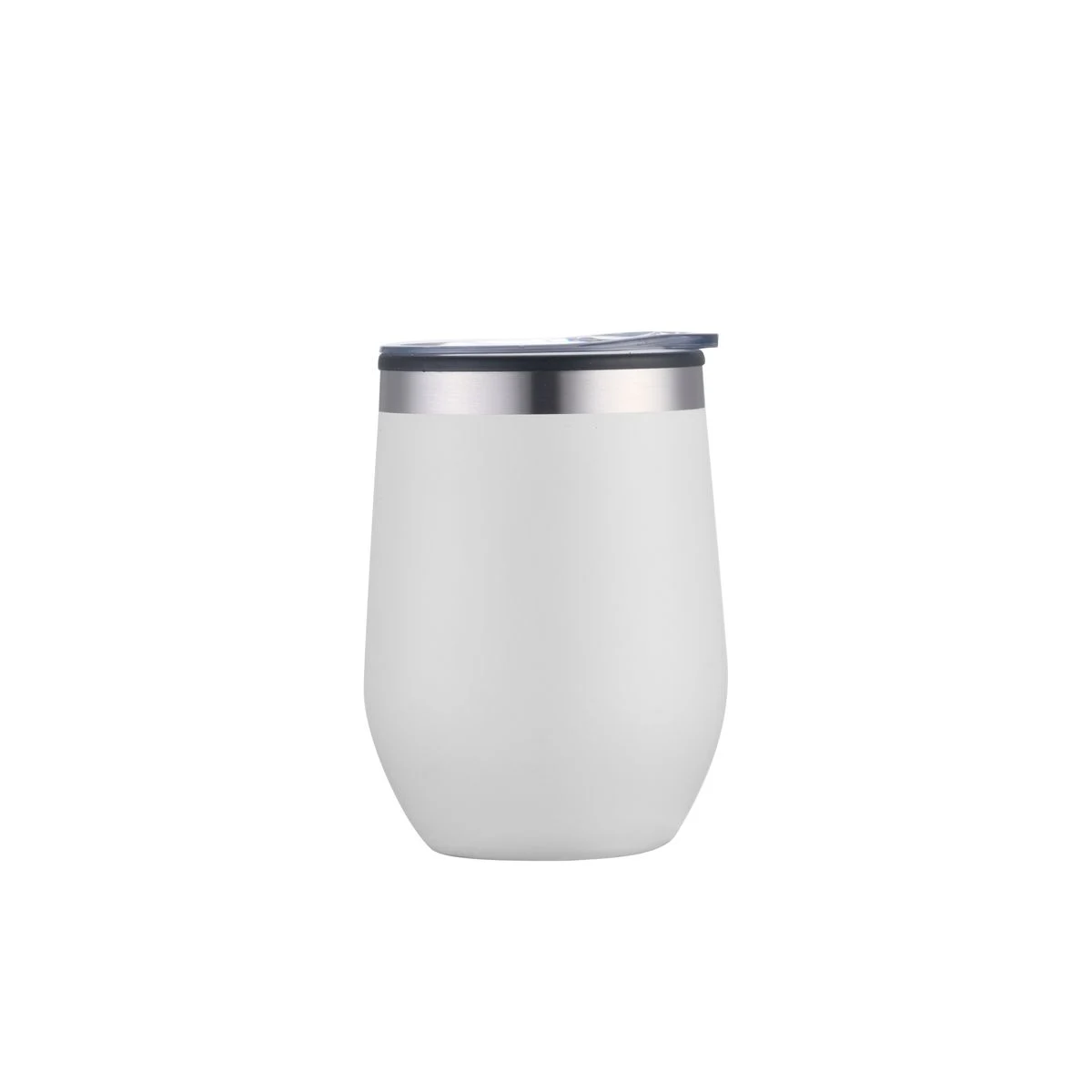 Endura 12 oz White Double Wall Wine Cup 1