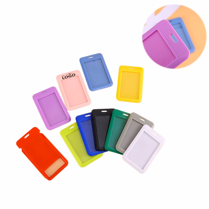 ABS Sliding ID Badge Card Holder