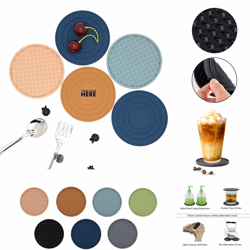 Silicone Drink Coaster For Tabletop Protection