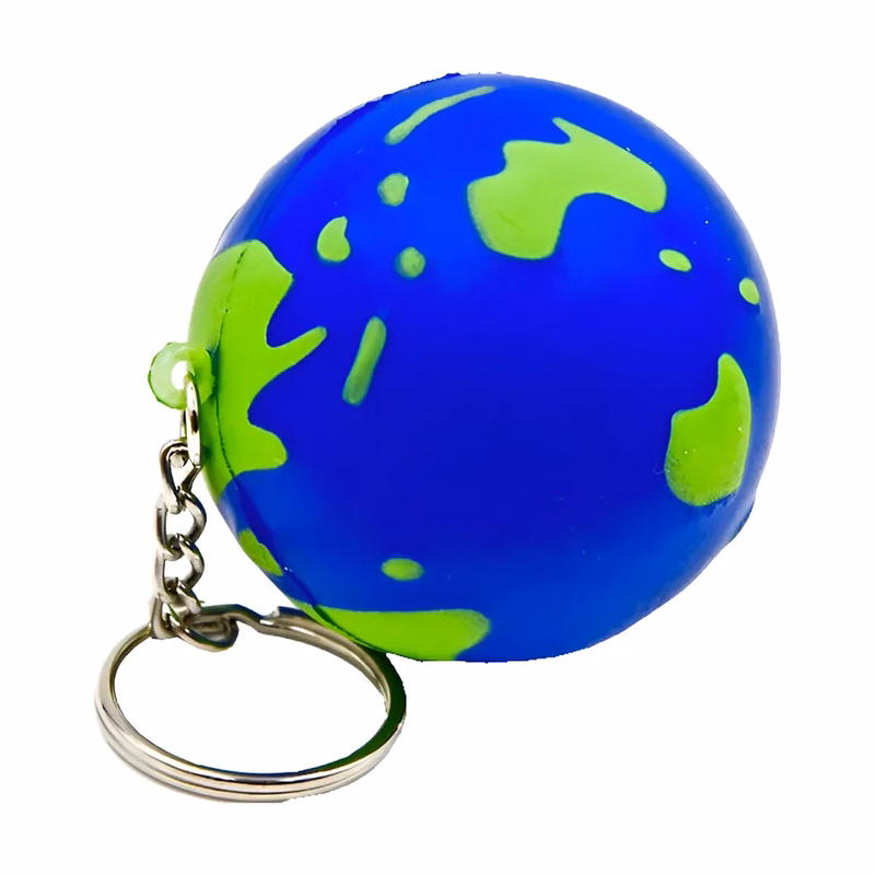 Earth Keychain Stress Ball