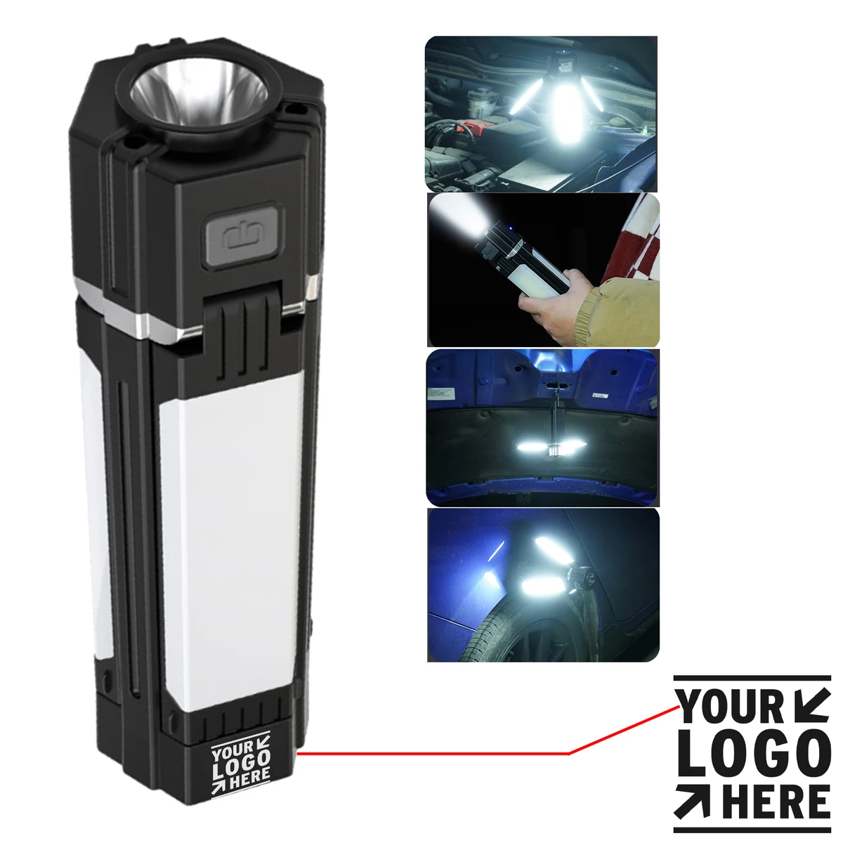 LED & COB Flashlight For Camping 1