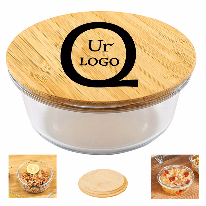 Bamboo Lid Glass Lunch Box