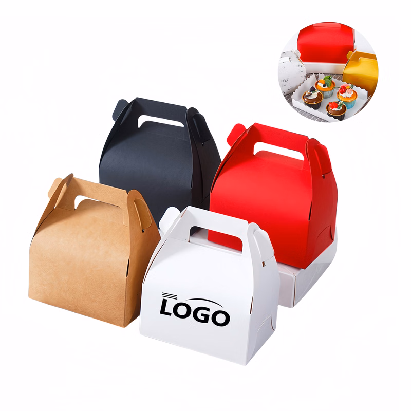 Eco-Friendly Portable Cake Packaging Box in Various Sizes