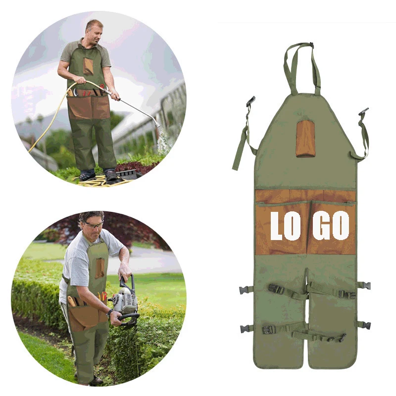 Gardening Pruning Multi-Pocket Oxford Patchwork / Extended Garden Leg Warmer Apron 1