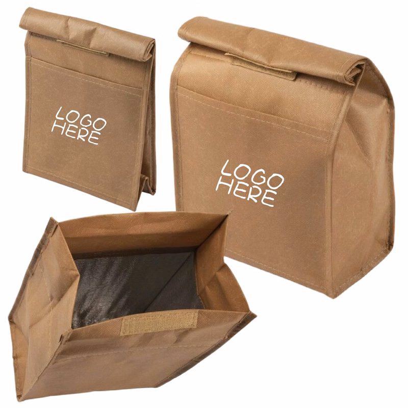 Brown Paper Bag 6-Can Lunch Cooler